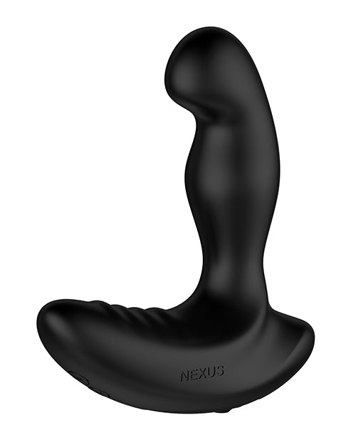 Nexus Ride Rechargeable Silicone Vibrating Prostate and Perinium Massager with Remote Control - Black