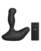 Nexus Revo Stealth Rechargeable Silicone Rotating Prostate Massager with Remote Control - Black