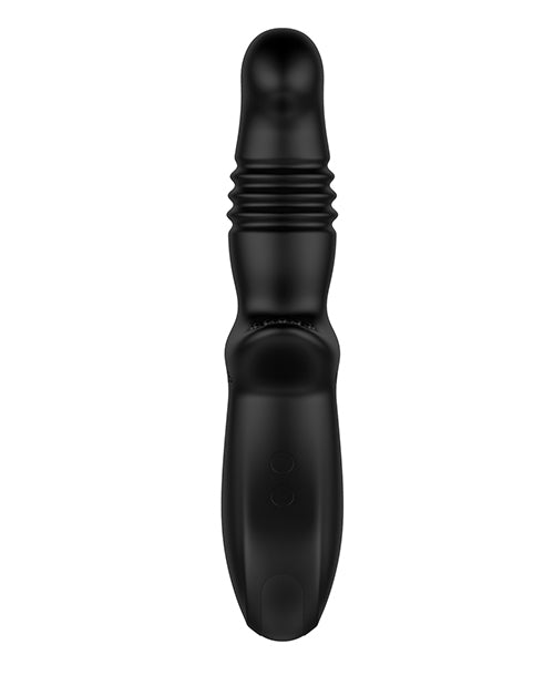 Nexus Thrust Rechargeable Silicone Anal Thrusting Prostate Probe - Black