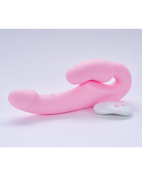 Sublime Togetherness Silicone Strapless Strap On w/Remote Control - Pink