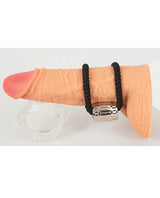 Rebel Two Loop Heavy Rope Cock Lasso - Black