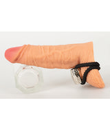 Rebel Two Loop Heavy Rope Cock Lasso - Black