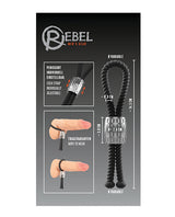 Rebel Heavy Rope Cock Lasso - Black