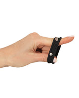 Rebel Cock Ring w/Stubs - Black