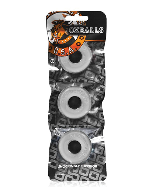 Oxballs Ringer Donut Cock Ring (3 Pack) - Clear