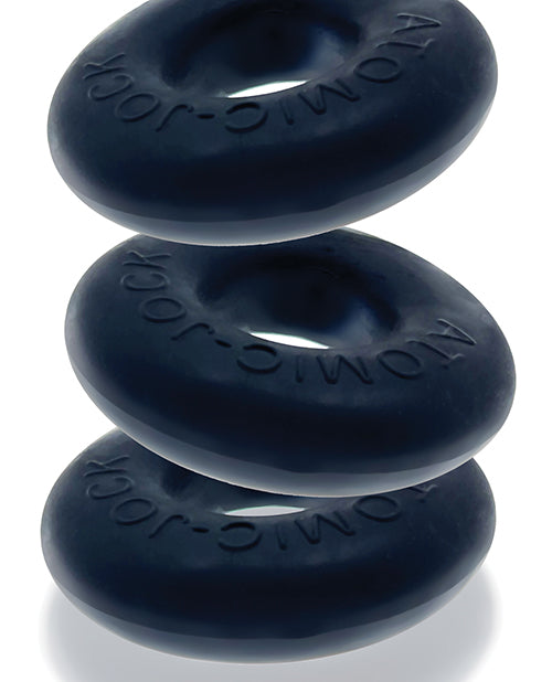 Oxballs Ringer Plus+ Silicone Cock Ring (3 Pack) - Night Edition