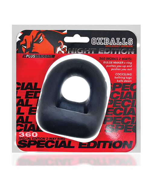 Oxballs 360 2-Way Cock Ring and Ball Sling - Night Edition