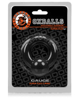 Oxballs Gauge Super Flex Cock Ring - Black