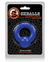 Oxballs Gauge Super Flex Cock Ring - Blue