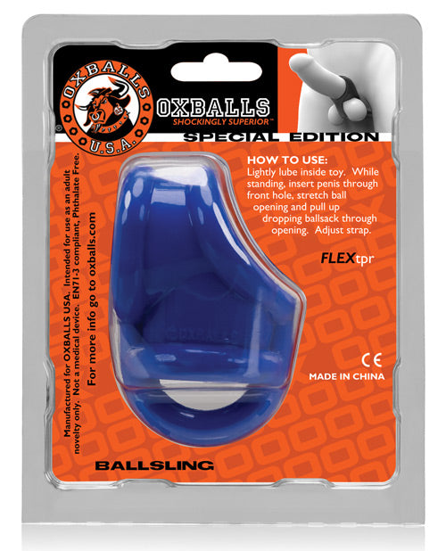 Oxballs Ball Sling with Ball Splitter Strap - Blue