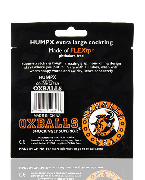 Oxballs HumpX Cock Ring - Clear