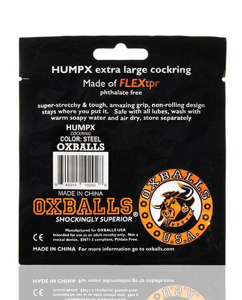 Oxballs HumpX Cock Ring - Silver