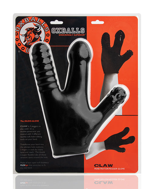 Oxballs Claw Penetrator and Pegger Glove - Black