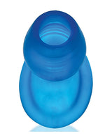 Glowhole 2 Hollow Buttplug with LED Insert - Large - Blue Morph