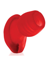 Glowhole 2 Hollow Buttplug with LED Insert - Large - Red Morph