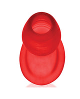 Glowhole 1 Hollow Buttplug with LED Insert - Small - Red Morph