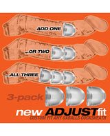 Cocksheath Adjustfit Insert 3pk - Clear