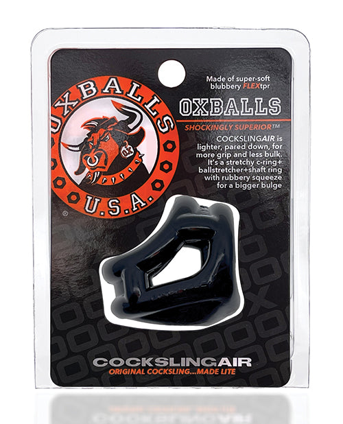 Oxballs Cocksling Air Cock and Ball Sling - Black