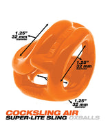 Oxballs Cocksling Air Cock and Ball Sling - Orange