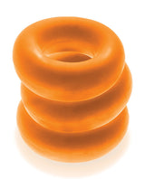 Oxballs Fat Willy Jumbo Cock Ring (3 pack) - Orange