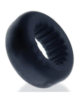 Oxballs Axis Rib Griphold Cock Ring - Black Ice