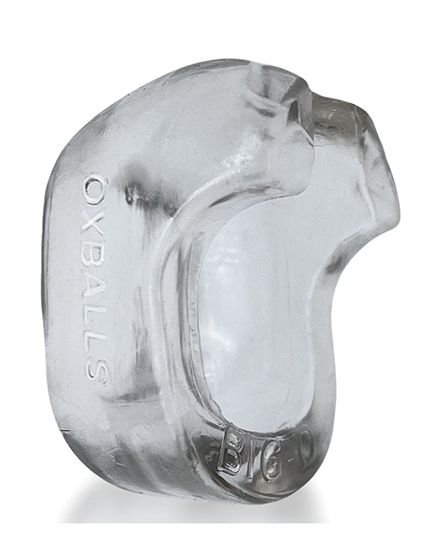 Big-D Shaft Grip Cock Ring - Clear