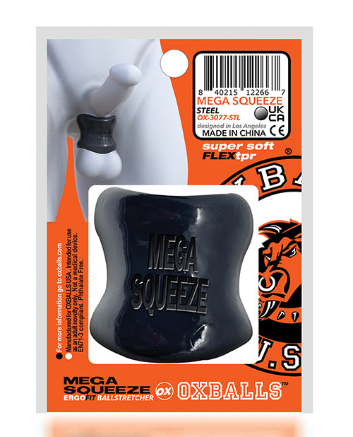 Oxballs Mega Squeeze Ergofit Ballstretcher - Black