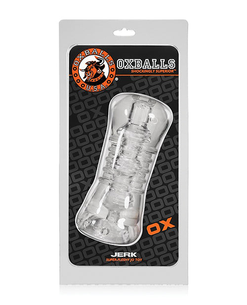 Oxballs Atomic Jock Jerk Masturbator - Clear