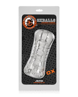 Oxballs Atomic Jock Jerk Masturbator - Clear