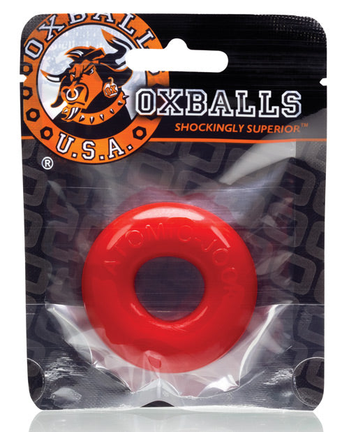 Oxballs Atomic Jock Do-Nut-2 Fatty Cock Ring - Red