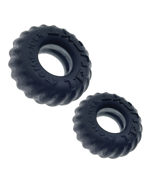 Oxballs Truckt Plus+ Silicone Cock Ring (2 pack) - Night Edition