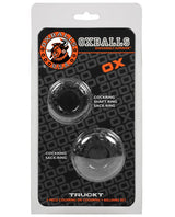 Oxballs Truckt Cock Ring (2 pack) - Black