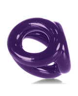 Oxballs Tri-Sport 3-Ring Cocksling - Purple