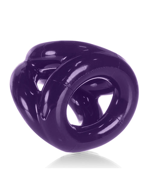 Oxballs Tri-Sport 3-Ring Cocksling - Purple