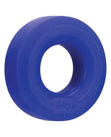 Hunkyjunk HUJ Silicone Cock Ring - Blue