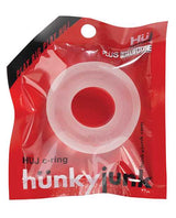 Hunkyjunk HUJ Silicone Cock Ring - Clear