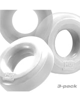 Hunkyjunk HUJ3 Silicone C-Rings (3 Pack) - White Ice