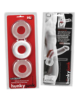 Hunkyjunk HUJ3 Silicone C-Rings (3 Pack) - White Ice