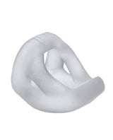 Hunkyjunk Slingshot Silicone 3 Ring Teardrop Cock Ring - Clear Ice