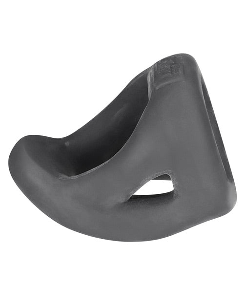 Hunkyjunk Slingshot Silicone 3 Ring Teardrop Cock Ring - Gray