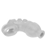 Hunkyjunk Lockdown Silicone Chastity Cage - Clear