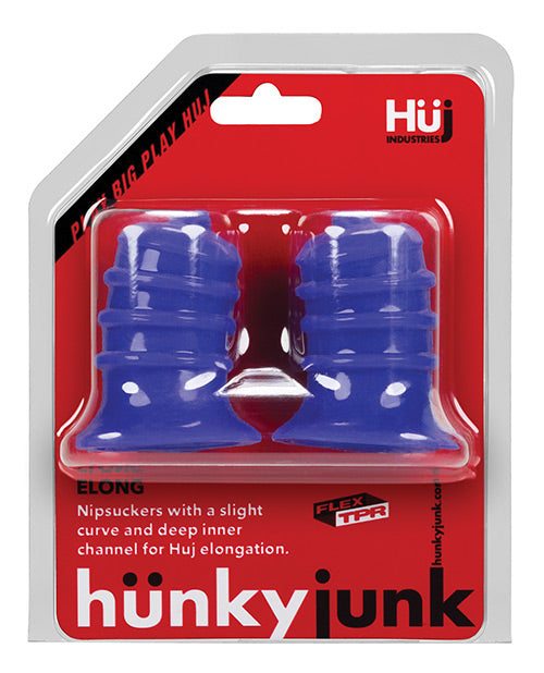 Hunkyjunk Elong Nipsuckers - Blue