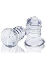 Hunkyjunk Elong Wide Base Nipsuckers - Clear