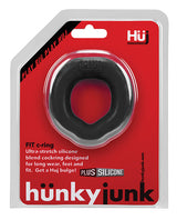 Hunkyjunk Fit Silicone Cock Ring - Black