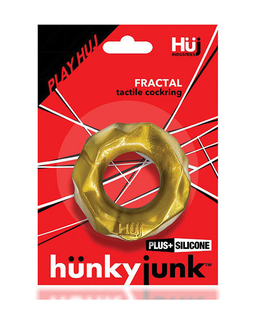 Hunkyjunk Fractal Tactile Cockring - Bronze