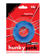 Hunkyjunk Fractal Tactile Cockring - Tar Ice Black