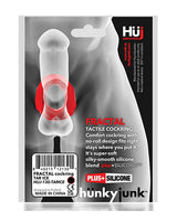 Hunkyjunk Fractal Tactile Cockring - Tar Ice Black