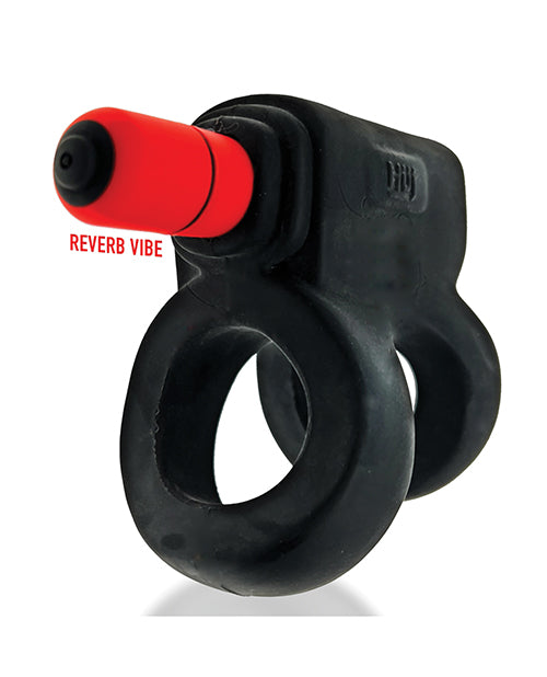 Revhammer Reverb Shaft Vibrating Cock Ring - Tar Ice