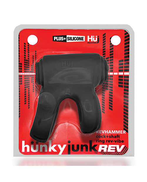 Revhammer Reverb Shaft Vibrating Cock Ring - Tar Ice