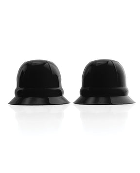 Hunky Junk Nano Nips Nipple Nubs - Black Silicone